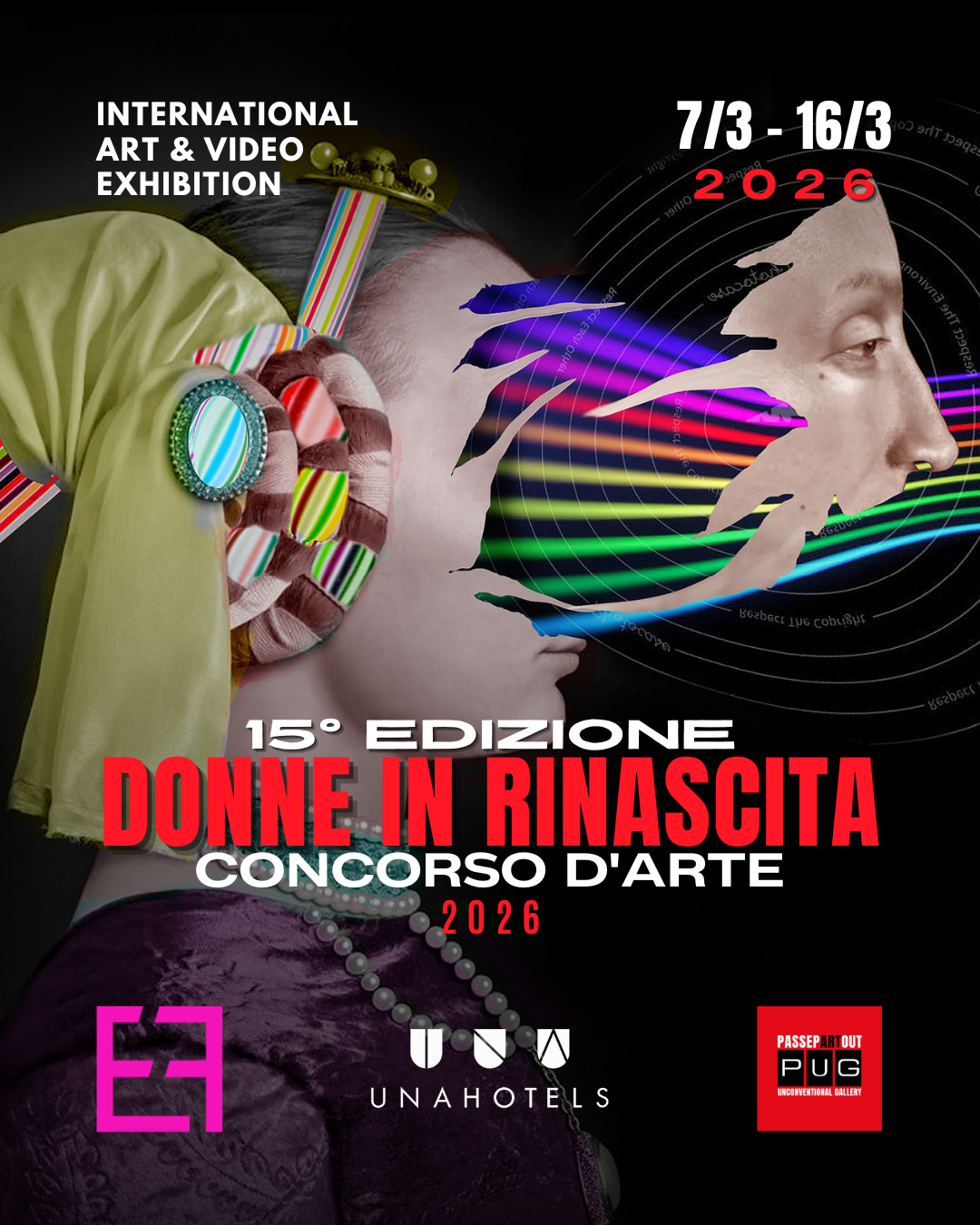 Donne in Rinascita exhibition poster